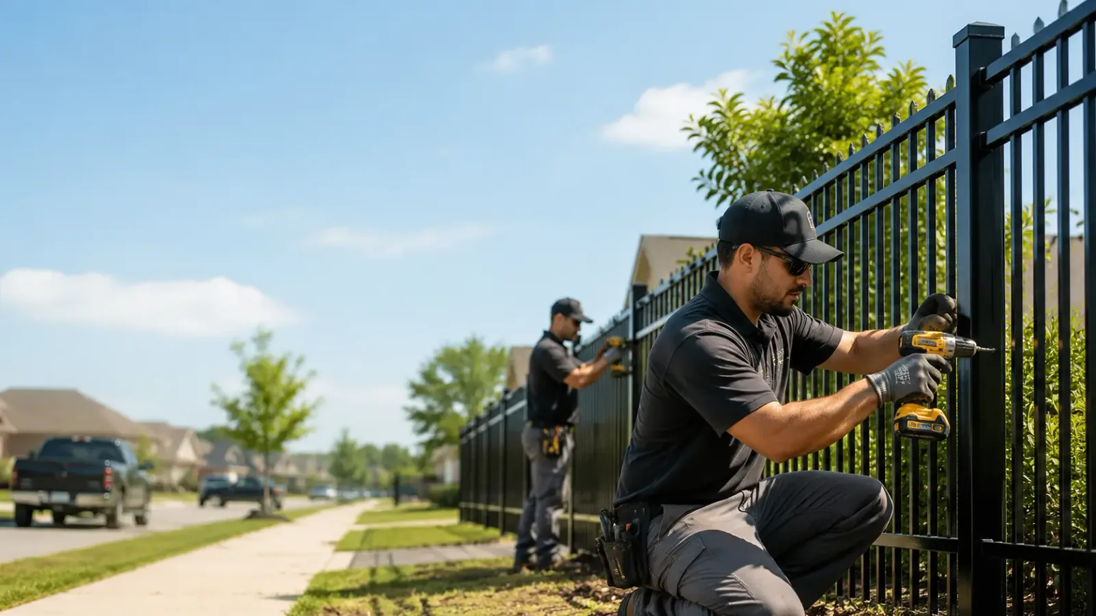 Metal Fence Installation in Madison, TN